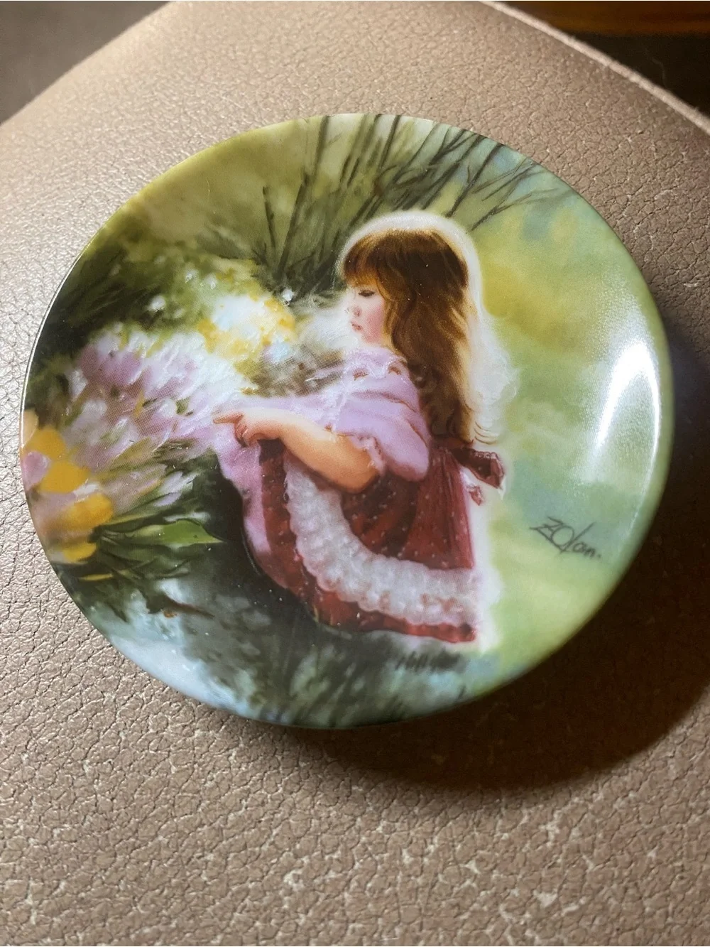 Vintage Pemberton & Oakes Collector Plates (Set of 2) Donald Zolan Artist Signed